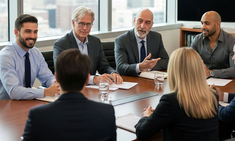 Gap Investments team members meeting in Costa Rica office