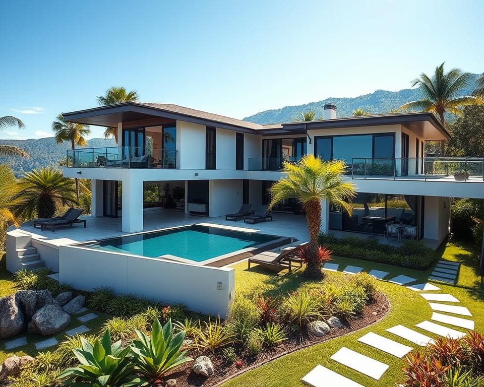 Modern luxury home in Costa Rica representing the quality of collateral for home equity loans Modern luxury home in Costa Rica representing the quality of collateral for home equity loans