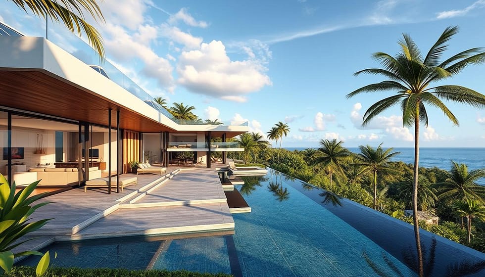 Future development rendering of luxury communities in Costa Rica targeting foreign millionaires Future development rendering of luxury communities in Costa Rica targeting foreign millionaires