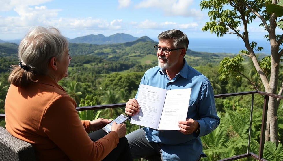 Investor enjoying returns from Costa Rica real estate investment Investor enjoying returns from Costa Rica real estate investment