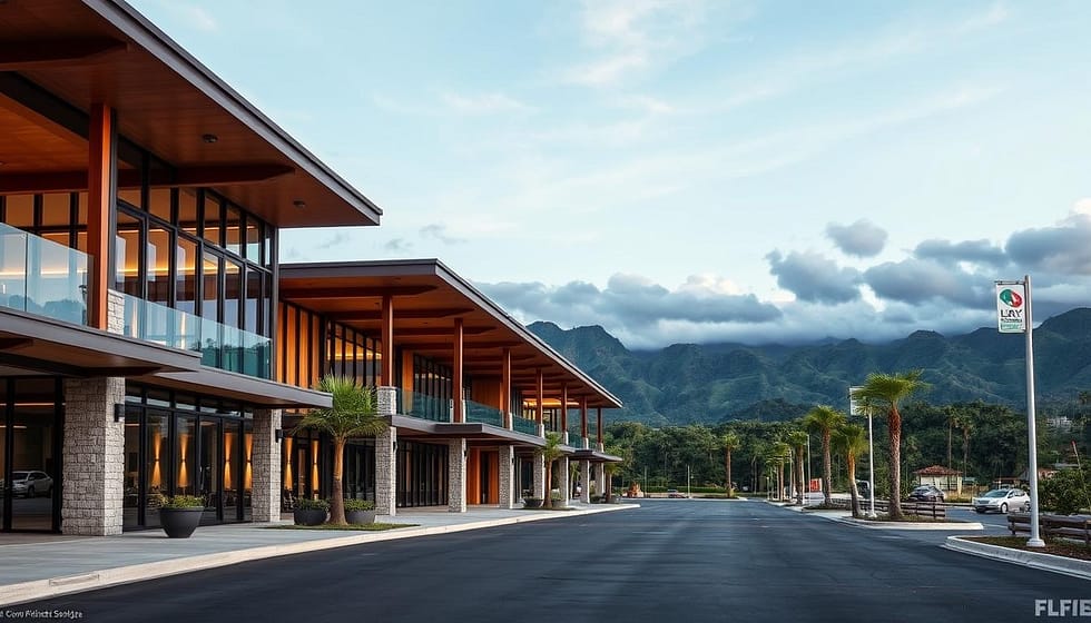 Modern development project in Costa Rica