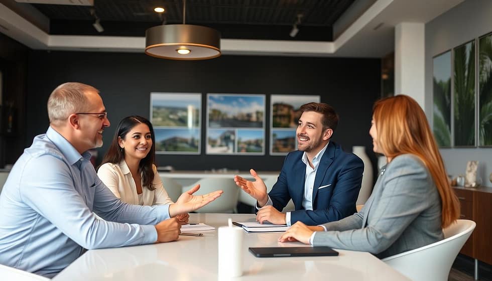 Professional GAP investment advisors meeting with clients Professional GAP investment advisors meeting with clients