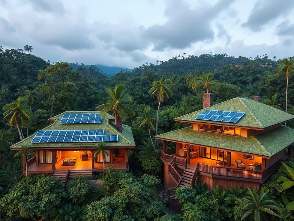 Sustainable eco-tourism resort in Costa Rica's rainforest Sustainable eco-tourism resort in Costa Rica's rainforest