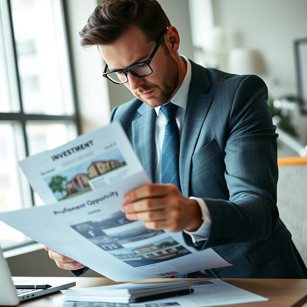 Investor reviewing Costa Rica home equity loan opportunity Investor reviewing Costa Rica home equity loan opportunity