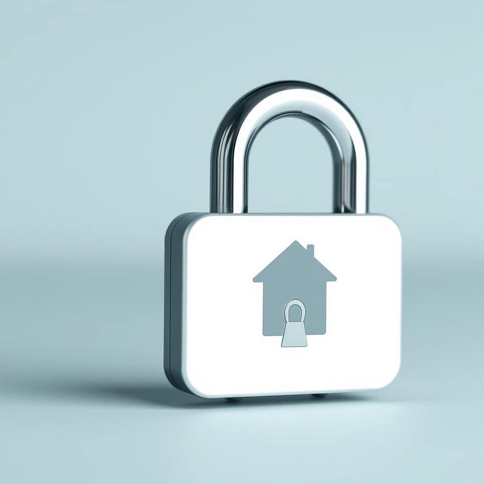 Secure padlock representing the security of Costa Rica home equity loans Secure padlock representing the security of Costa Rica home equity loans